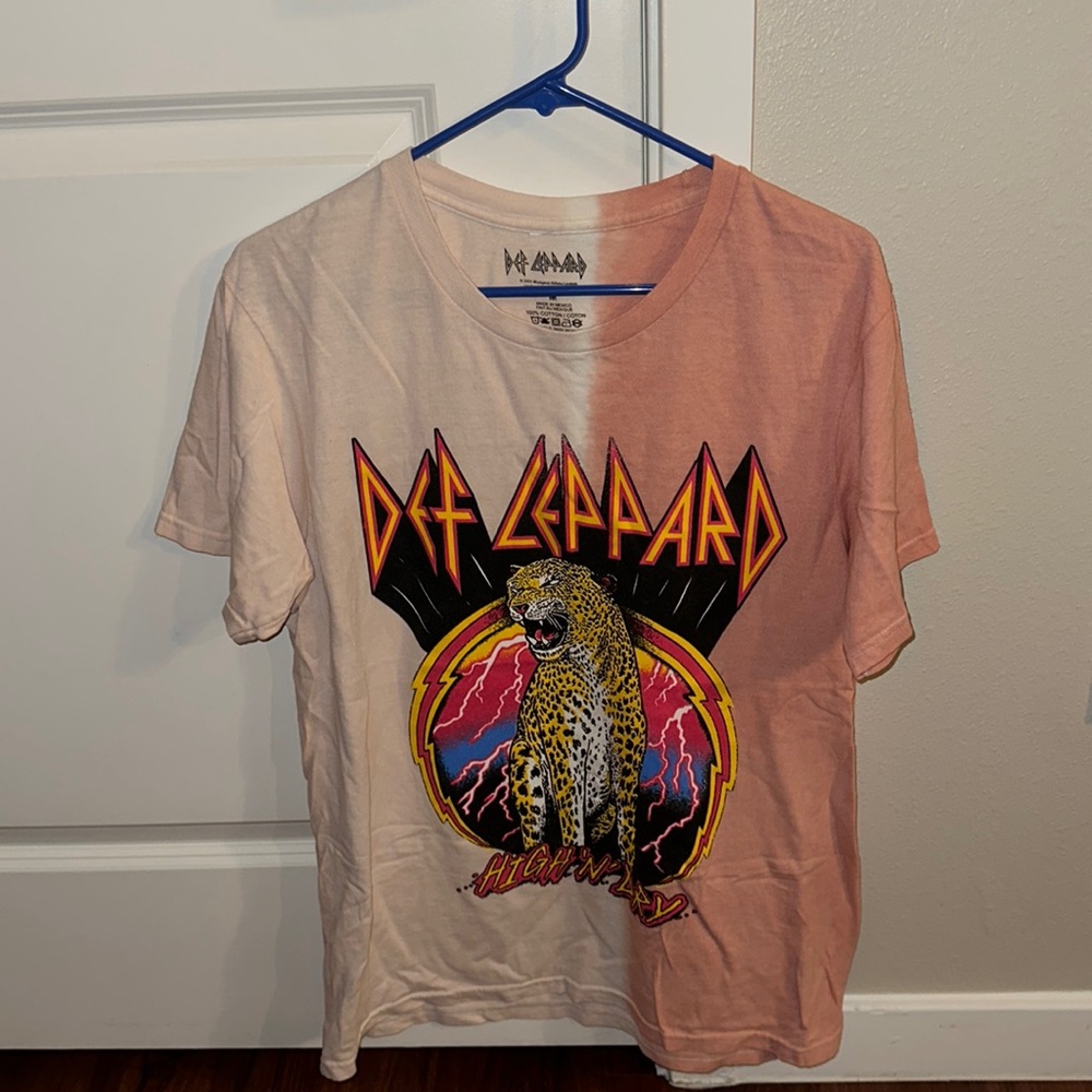 Deaf Leopard Graphic Tee